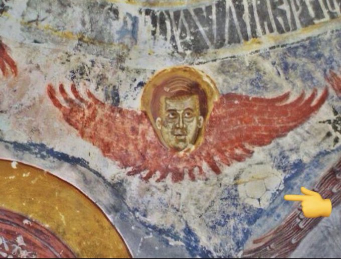 theHellen_'s tweet photo. History of football in Trebizond. 380AD (Monastery of Soumela) #HellenicCivilization #Greek :) https://t.co/Ll39y60zFM