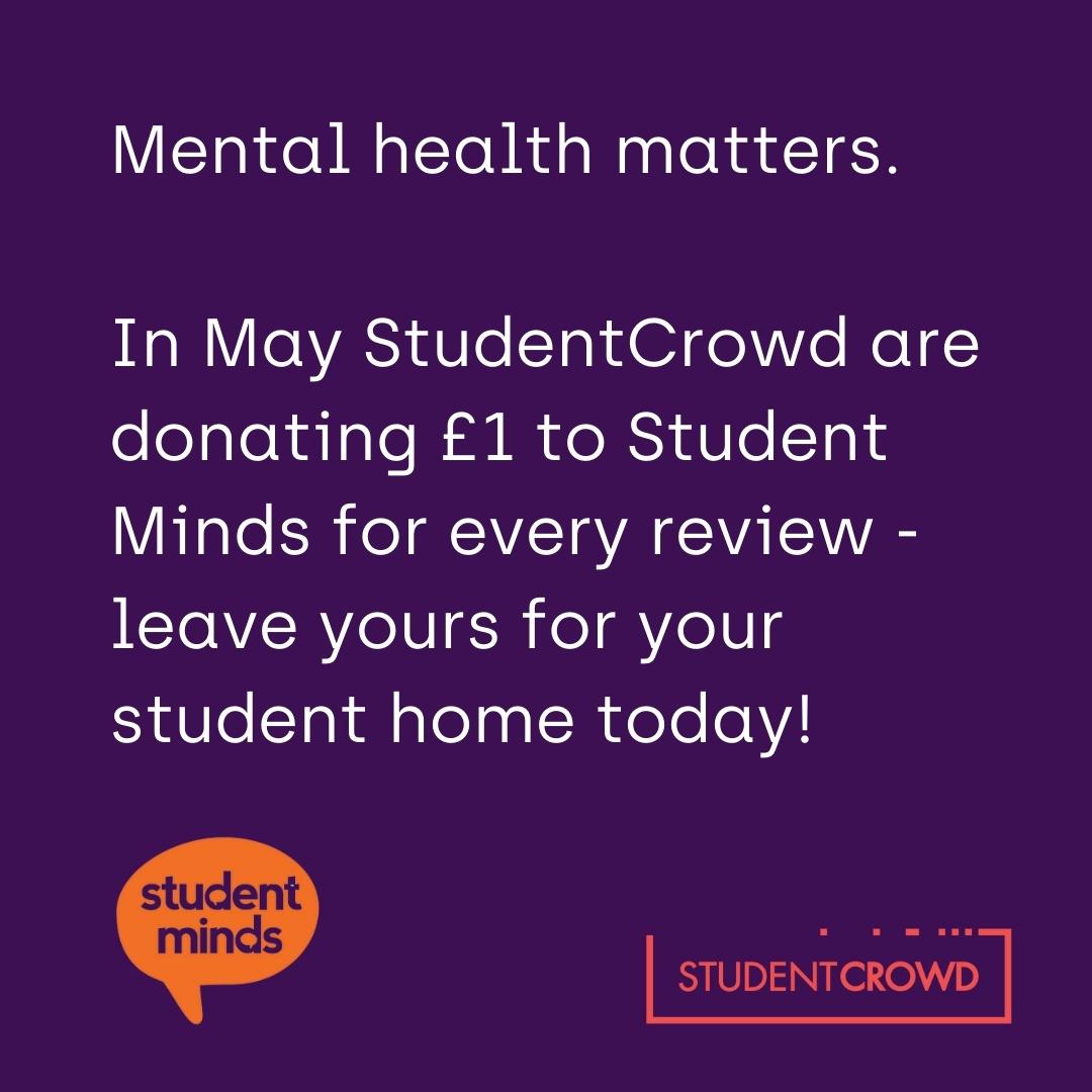 It is Mental Health Awareness Week and here at Fresh we would like to encourage our Students to leave a review with Student Crowd this May to support students who are struggling or may need extra support!

Just simply follow the link studentcrowd.com

#MentalHealth #Review