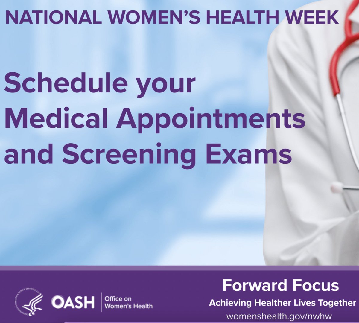 Take some time this week to do a wellness check on yourself. If something doesn’t feel normal or right for you, schedule an appointment w/ your health care provider. go.usa.gov/xHV3s  #NWHW