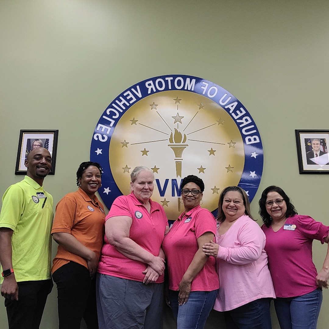 INBMV's tweet photo. Last week we celebrated Public Service Recognition Week (PSRW) to show support and recognize all Indiana government employees. If you are interested in joining our team, visit the Work for Indiana website: https://t.co/HxNWKSmu8b
 #PSRW #thankyou #Indianaworks #INBMV https://t.co/sop9PauId8