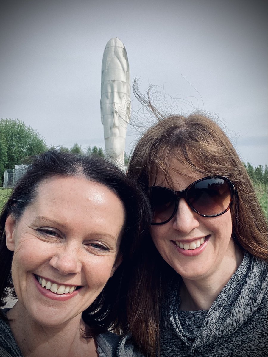 In2vention's tweet photo. ‘Doing it with Buddies’ is this week’s theme in the St Helens #Buddyboost challenge. It’s also #MentalHealthAwarenessWeek , so today it was a breezy walk and talk around Sutton Manor’s ‘Dream’ with my buddy Diane 😊😊 https://t.co/6uNeYBnTPq