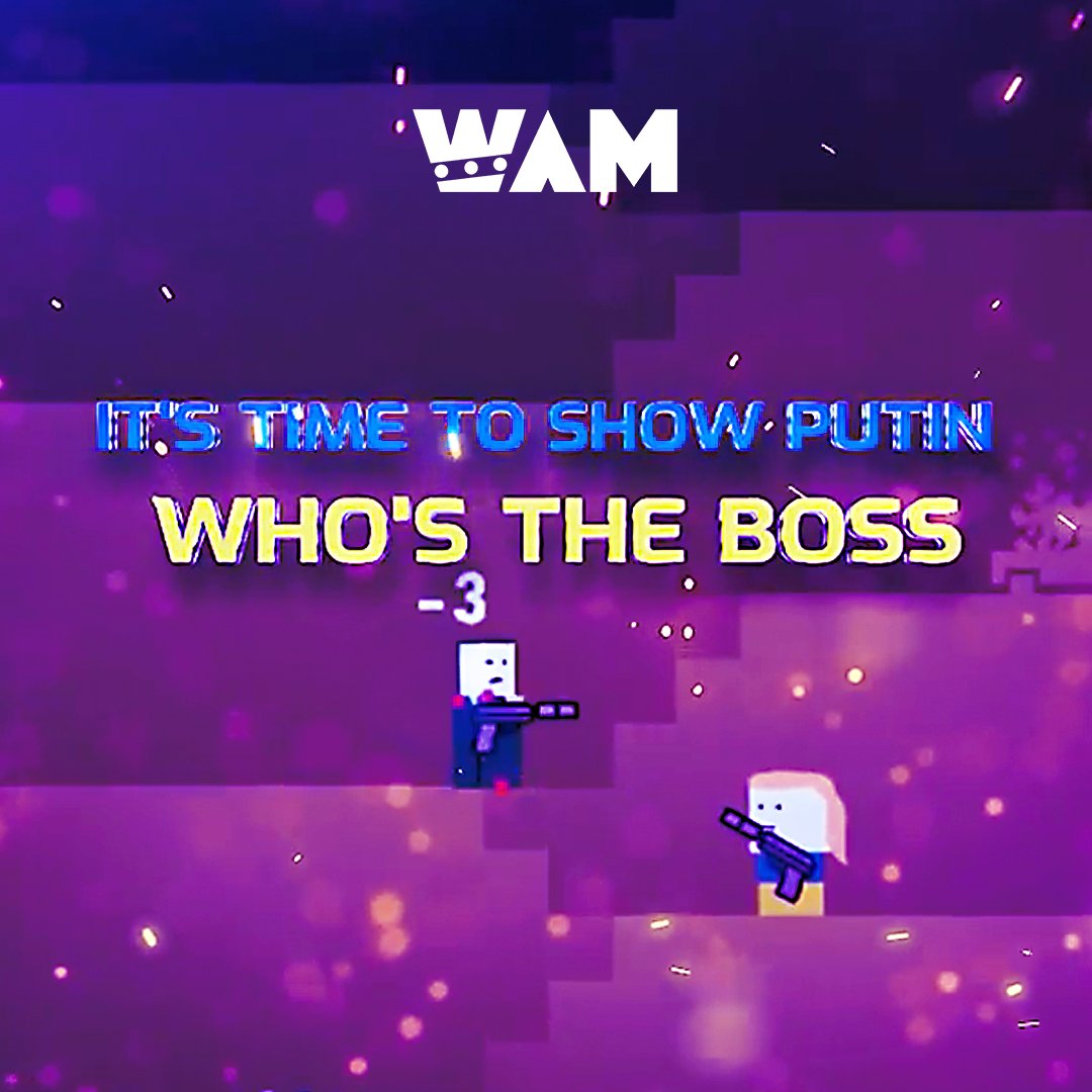 playWAM's tweet photo. Rough Monday? #PLAY2DONATE will surely make you feel better.
#WAM makes it fun while helping for real our Ukrainian neighbors.
How? Through our brand-new game Ukraine vs. putin we #HelpUkraineWithCrypto
🔥The whole pool will be donated to #Ukraine.
Join us on iOS/Android/PWA. https://t.co/zSObdU1g0w
