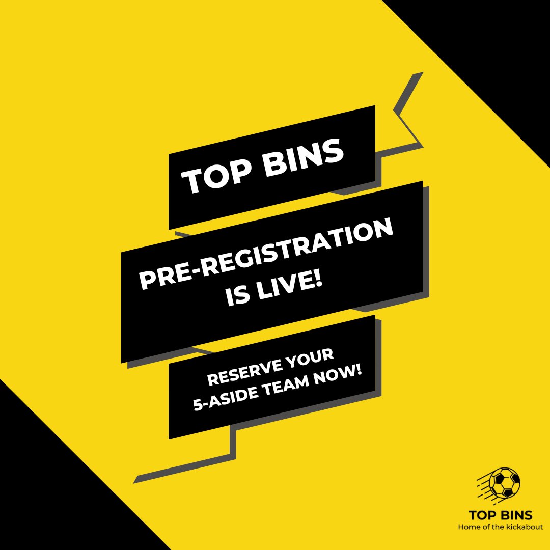 Top Bins Football on Twitter "5aside football with all the best bits