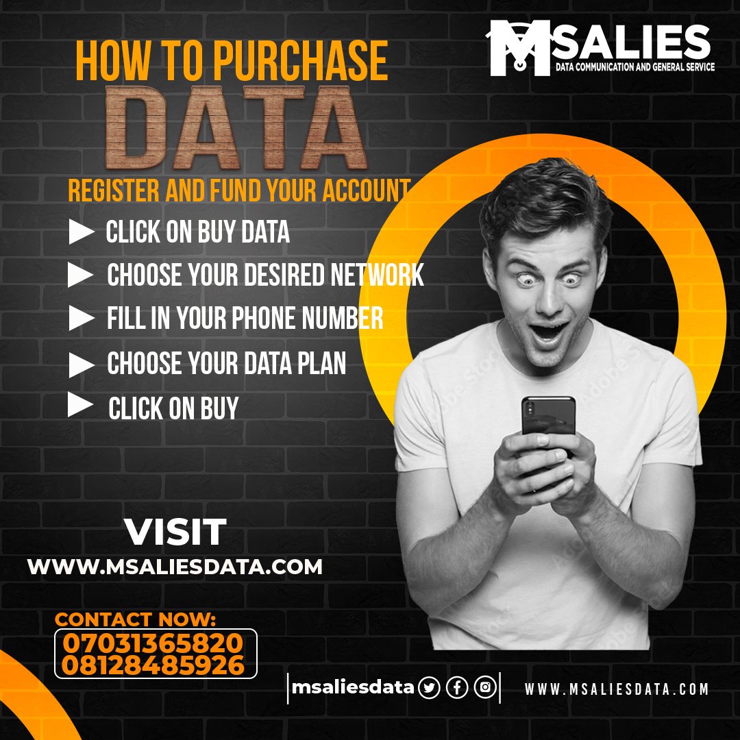 m_saliess's tweet photo. Get Affordable Data for all network at your convenient for msaliesData  website link   🔗 https://t.co/hIKrkH27AK https://t.co/nUe3oKO9FN