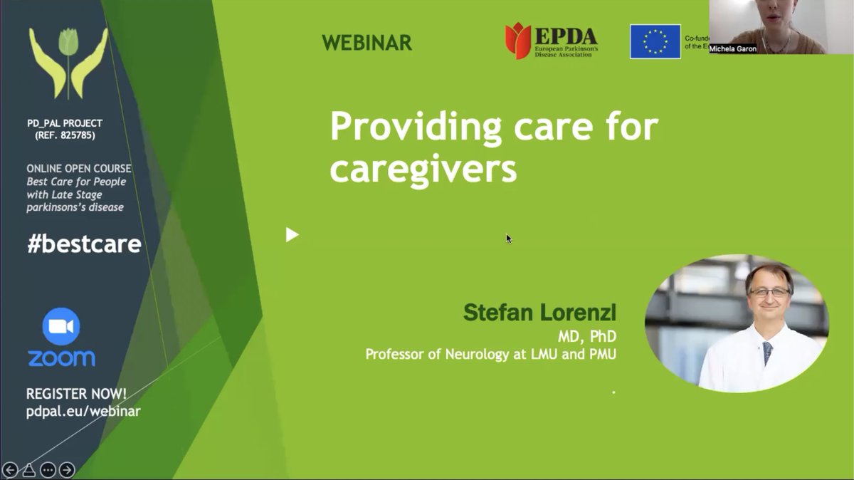 Wanna learn more about #PalliativeCare and #Who care for the #caregivers? Discover it with Dr. Stefan Lorenzl, Prof of #neurology at the University of Munich and Salzburg, and #physician in the field of palliative care. Watch it! 

youtu.be/isgpbXQCfrw
