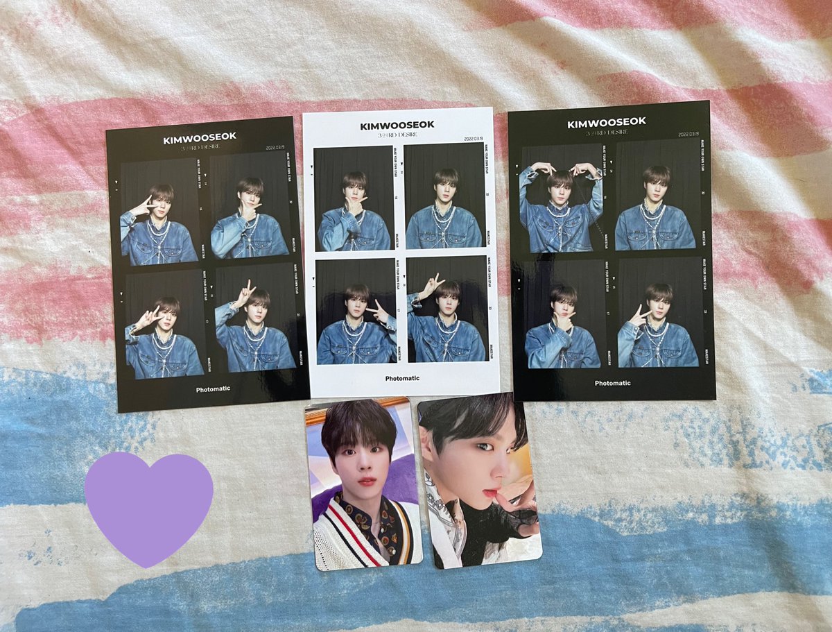ACKyourservice's tweet photo. 🦊 KIM WOOSEOK REVE POB #ACKonhand 

🧡 Makestar 1 - PHP 1100 / set (5 pcs) ; PHP 250 each
💜 Makestar 2 - PHP 1100 / 3 photomatic and 2 pcs ; PHP 250 photocard or photomatic each
🧡 Hellolive 1 - PHP 380 each 

DM IF BUYING 🙇🏻‍♀️ https://t.co/kynDo4Fihh