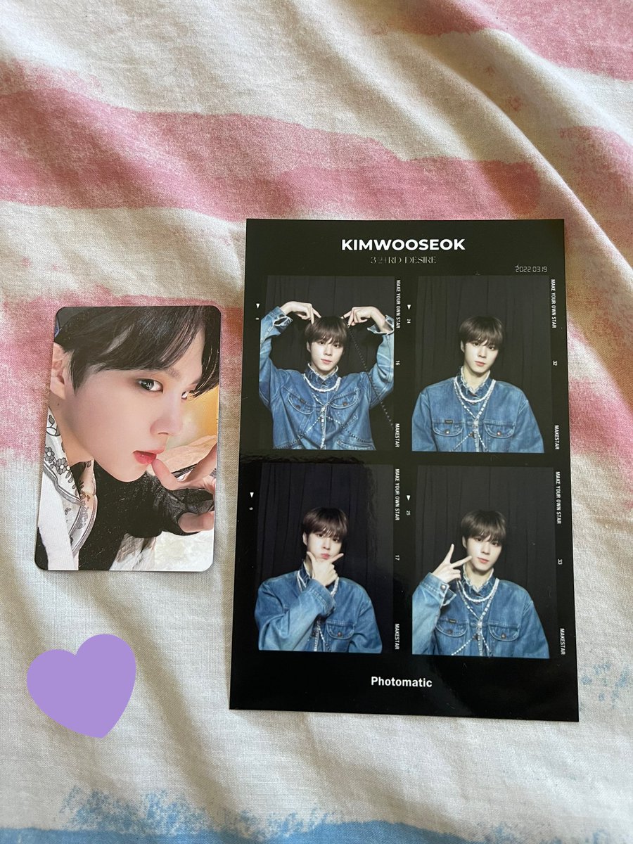 ACKyourservice's tweet photo. 🦊 KIM WOOSEOK REVE POB #ACKonhand 

🧡 Makestar 1 - PHP 1100 / set (5 pcs) ; PHP 250 each
💜 Makestar 2 - PHP 1100 / 3 photomatic and 2 pcs ; PHP 250 photocard or photomatic each
🧡 Hellolive 1 - PHP 380 each 

DM IF BUYING 🙇🏻‍♀️ https://t.co/kynDo4Fihh