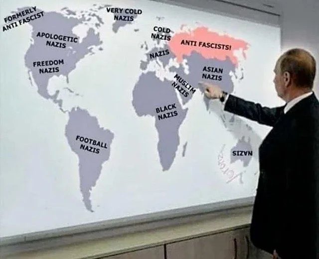 Nezhaleznist's tweet photo. The world according to #Russia https://t.co/1Iqv2rxAYk