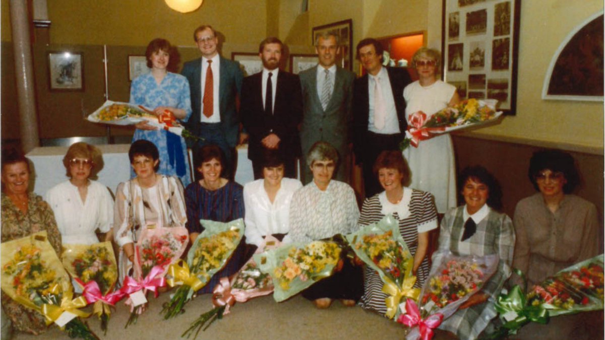 HaineandSmith's tweet photo. Did you know that our first practices, #Marlborough and #Westbury, were opened by Optometrist Sue Haine and Dispensing Optician Barry Smith, back in 1975! We later celebrated our 10 year anniversary with a staff party at Bowood! #LocalCommunityandHistoryMonth https://t.co/w3xQf3Poh0