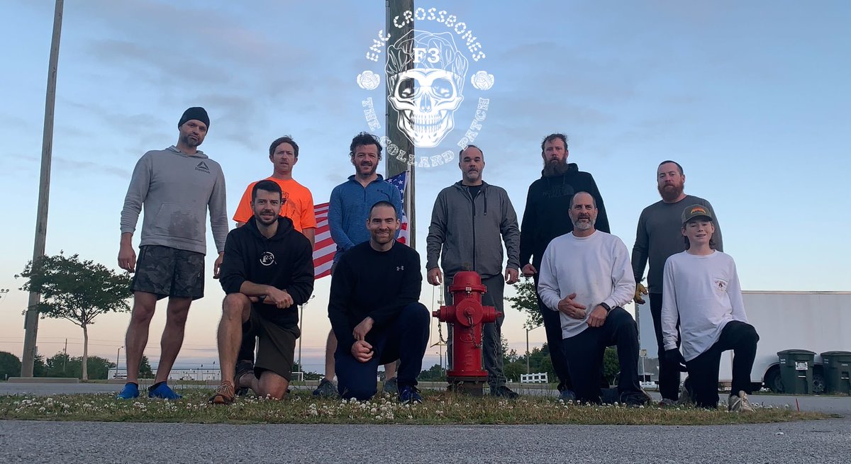 F3ENC's tweet photo. 37 PAX on Mayuary morning:

11 @ #breakdown
8 @ #mash
10 @ #thecollardpatch
5 @ #aboynamedsue
3 @ F3 Farmville

#f3enc
#F3Nation
#f3counts https://t.co/vMS6Jnwmtp