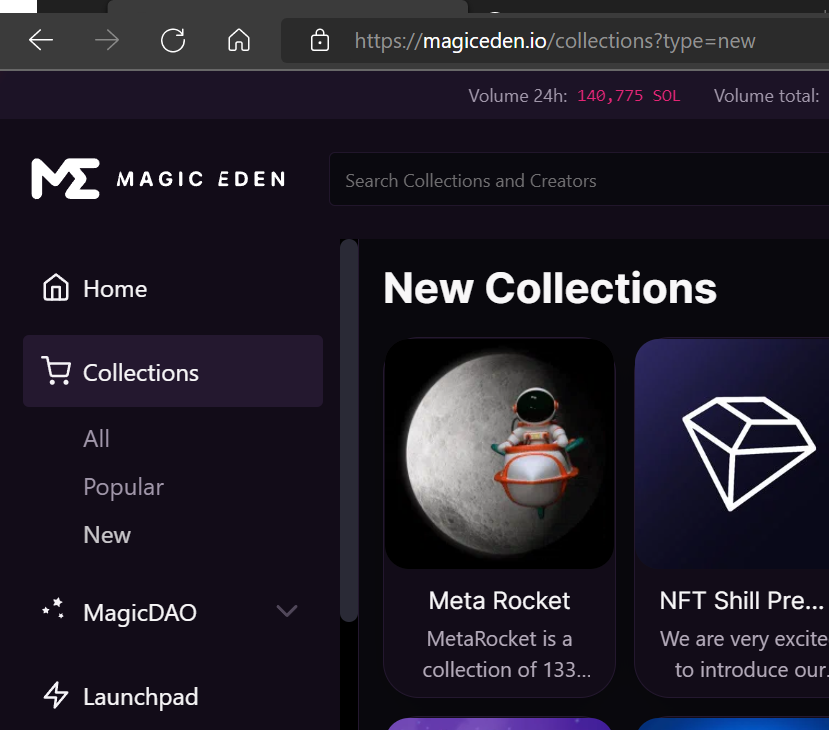 MetaWalkNFT's tweet image. We are in New Collection of #MagicEden

Meta Walk ME LINK :tinyurl.com/36r9mhw4
Meta Rocket ME LINK : tinyurl.com/2j8r97eb 
Holding Both NFTs guarantees you valuable NFT airdrops.
#NFTCommunity #NFTdrop #SolanaNFT