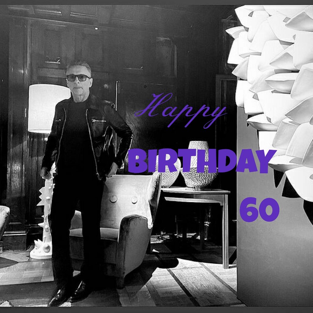 Happy Birthday 60 Dave Gahan Front Men of Depeche Mode   