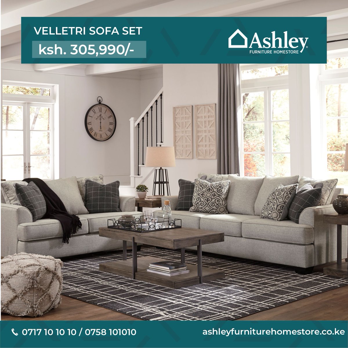Ashleyfurn_KE's tweet photo. Our New Sofa sets Collection is available in our #ashleyfurniturehomestore 
Kosa Uchekwe!
#sofasets #newarrivalseveryfriday #newarrivalsdaily #fabricsofasets #livingroom #interiordesign #livingroomideas #livingroomdecor #sofasinkenya #thisishome #ashleyfurniturehomestorekenya https://t.co/PT9FQYEA47