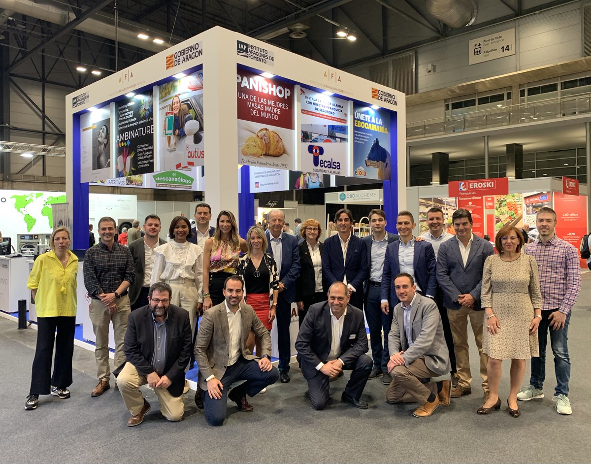 12 franquicias aragonesas acudieron a <a href="/expofranquicia/">expofranquicia</a>  dentro del stand que organizamos desde <a href="/GobAragon/">Gobierno de Aragón</a>. Han sido 3 días de intenso trabajo que estoy seguro traerán grandes resultados. 

<a href="/IAF_Aragon/">IAF</a> 
<a href="/AragonEMPRESA/">Programa ARAGÓN EMPRESA</a> 
<a href="/AFA_Aragon/">Asociación de Franquiciadores de Aragón (AFA)</a> 

#Franquicias #Aragón #Empresas #Expansión