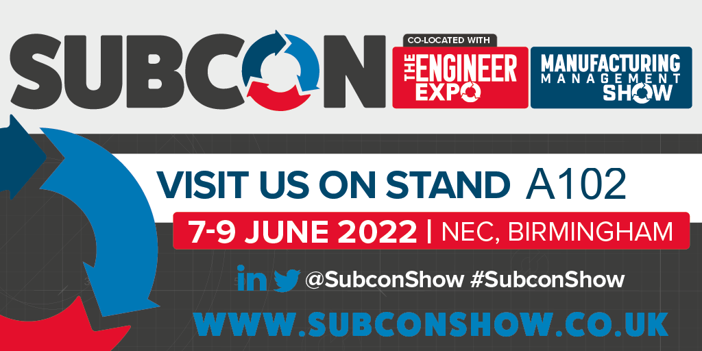 We're exciting to be exhibiting <a href="/SubconShow/">Subcon</a> next month! Find us on stand A102 for your #mouldtooling needs. #injectionmouldtools #mouldtoolmakers #manufacturing #subconshow