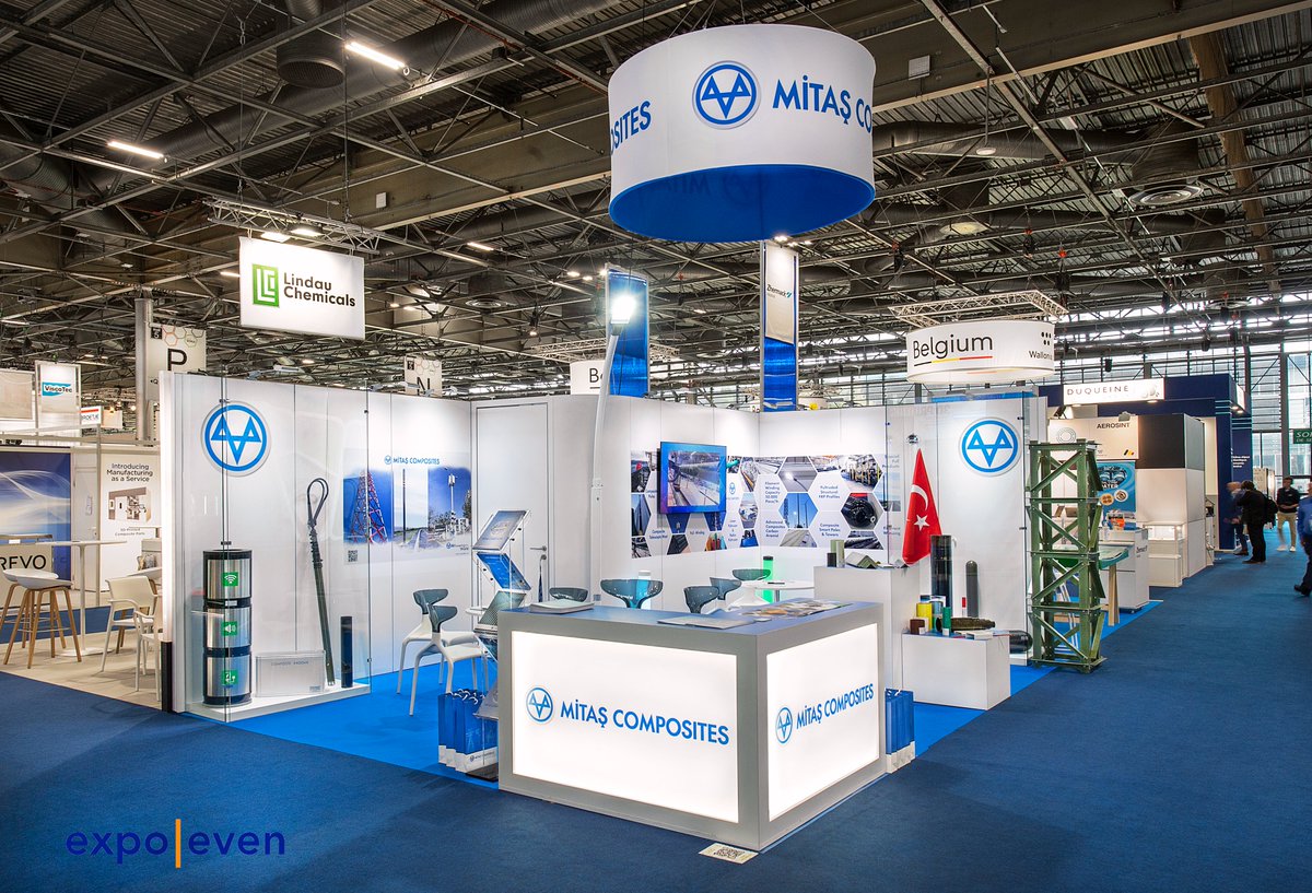 expoeven's tweet photo. La semaine dernière, Expo’Even à pu concevoir le stand de @MitasGroup pour le salon spécialisé dans les matériaux composites, le JEC WORLD

Encore merci à eux pour leur confiance,

📞Contactez-nous au 05 62 24 81 33 ou sur https://t.co/uV0MbfrHqa pour échanger sur un futur projet https://t.co/FojelxPzC8
