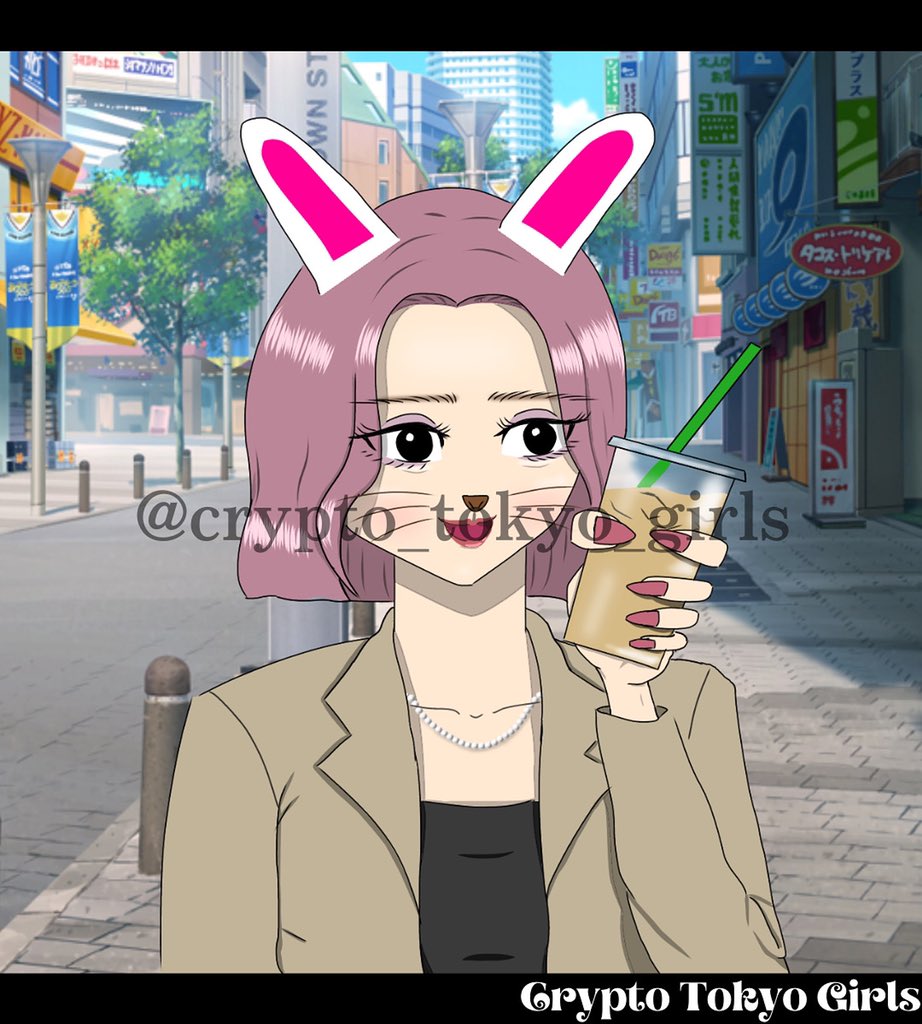 CTG_NFT's tweet photo. 【 Crypto Tokyo Girls】
#0020
 Urban girl👩🏻‍🦰× rabbit🐰

She always goes to Starbucks when she goes out.☕️

She likes high brands.🛍

都会女子👩🏻‍🦰×ウサギ🐰

外に出る時は必ずスタバに行く☕️
ハイブランドが好き🛍

 #nftcommunity #nft #nftart #nftcollector #nftcollectibles https://t.co/KxLXQPeZKh