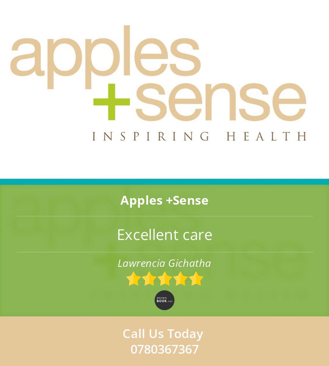 ApplesAndSense's tweet photo. 5 Star: Lawrencia G. "Excellent care" https://t.co/3grlvw0HoC https://t.co/s0WuVbFSEu