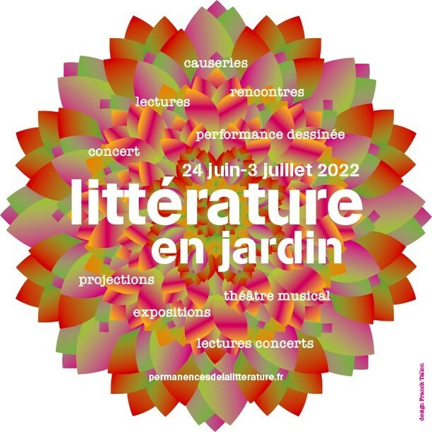 🌿 LITTÉRATURE EN JARDIN 🌿

👀 Découvrez la toute nouvelle affiche du festival, réalisée par <a href="/Franck/">Franck</a> Tallon !

🗓 Cette année, Littérature en jardin se déroulera les week-ends du 24-26 juin et du 2-3 juillet. Réservez vos dates pour ne rien rater de l'é… instagr.am/p/CdVe6XGoyit/