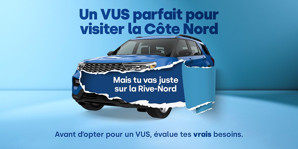 equiterre's tweet photo. #pasdeVUSpourmoi| Saviez-vous que les VUS émettent en moyenne 20% plus de GES qu’une voiture, qu’ils sont 2 fois plus souvent impliqués dans des accidents avec des piétons et coûtent en moyenne 10 000$ de plus à l’achat? 🚫🚘🚫

➡️ https://t.co/knIxP7bQP7 https://t.co/8NG7cKrLtA