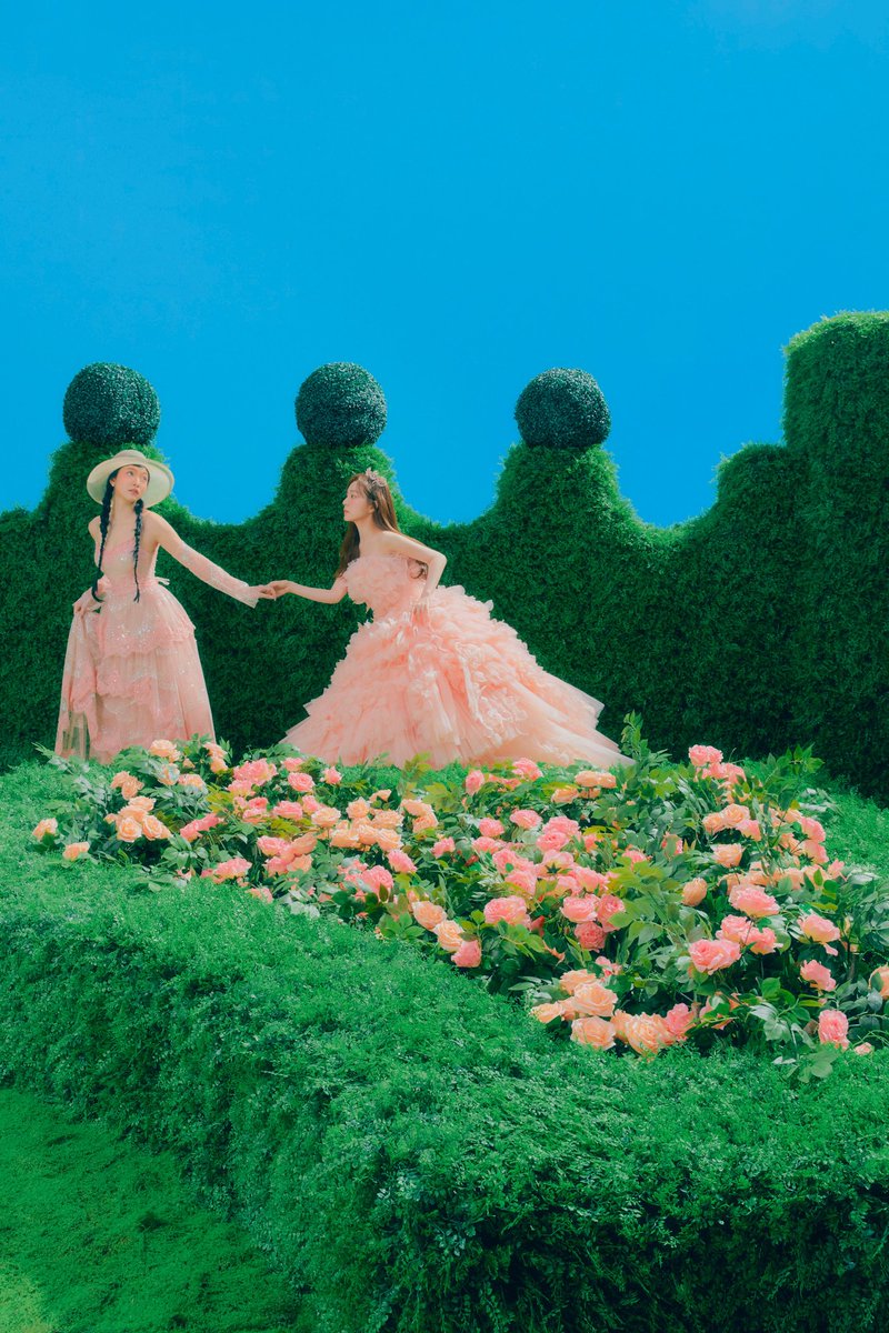 Behold, the prowess of dignity made her presence be alarmed by everyone in her gleaming pink dress, that never fails to enticing people with its sophisticated veil.