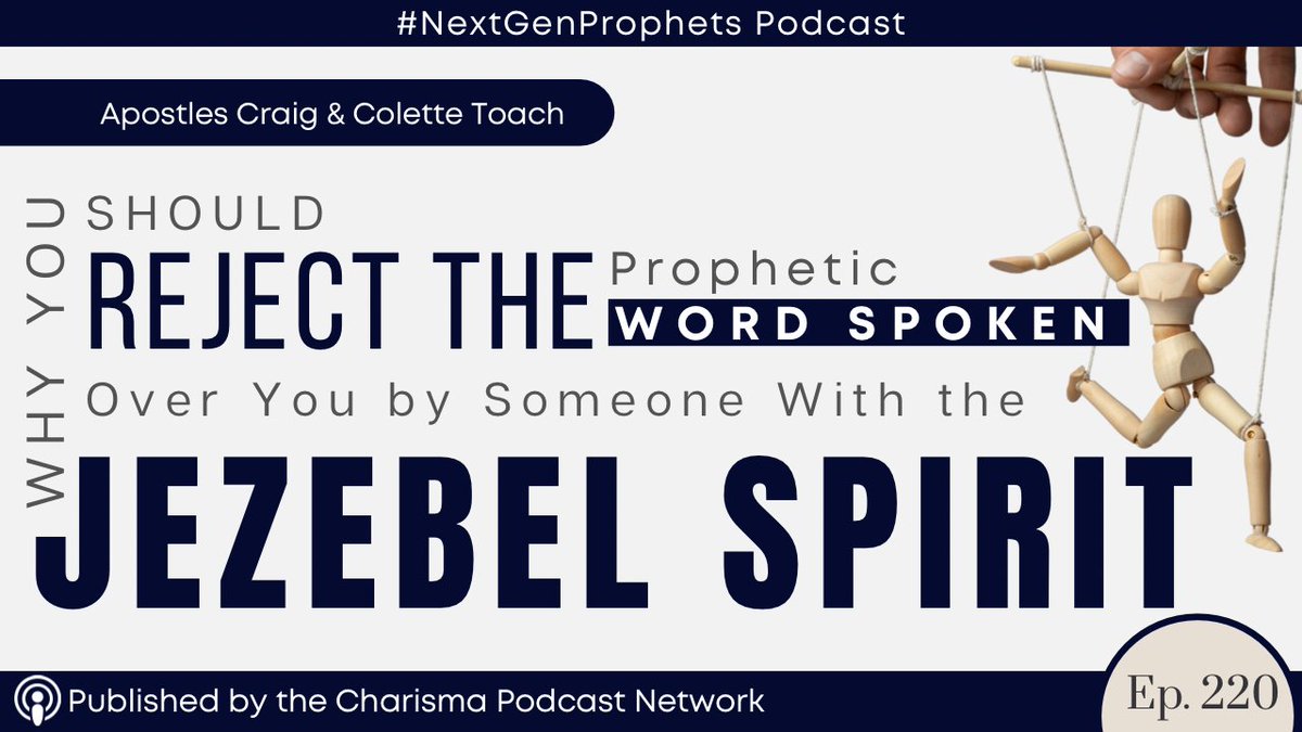 MinistriesToach's tweet photo. #NextGenProphetsPodcast The Jezebel spirit attacks God’s prophets. Discover 5 signs of the spirit of Jezebel and root out their leaven! https://t.co/DaMlGCRo2P https://t.co/Ya5W2NoYc0