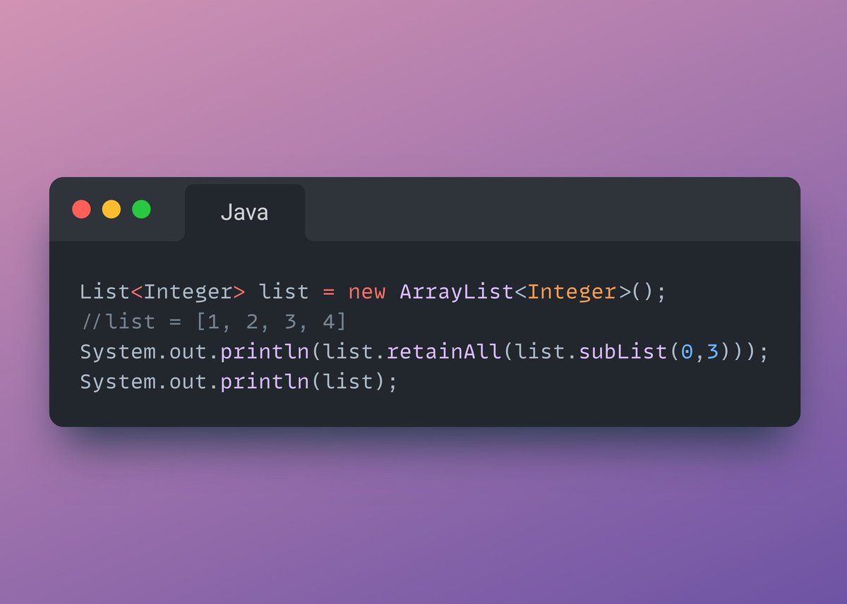 RamNowbattu's tweet image. Well just inspired by @Abh1navv I am also give my try on #JavaQuiz
Guess what will be the output of two print statements👇
If anyone interested 🙂