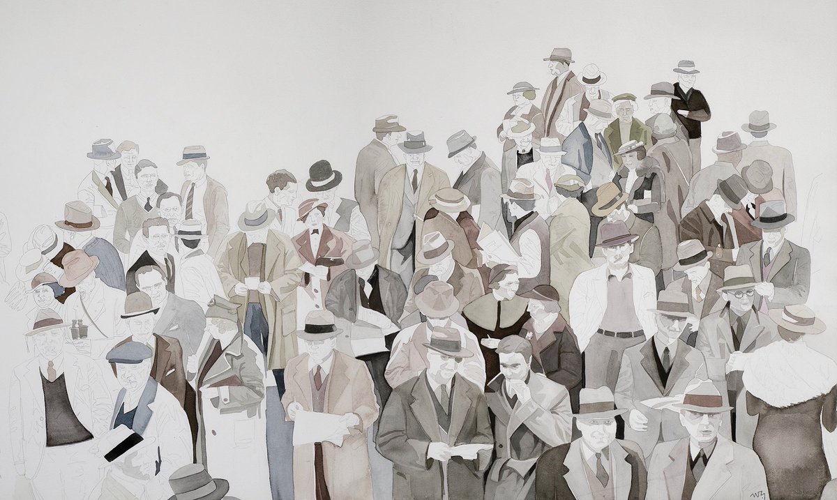 #mireiavila #watercolour #HorseRacing #England