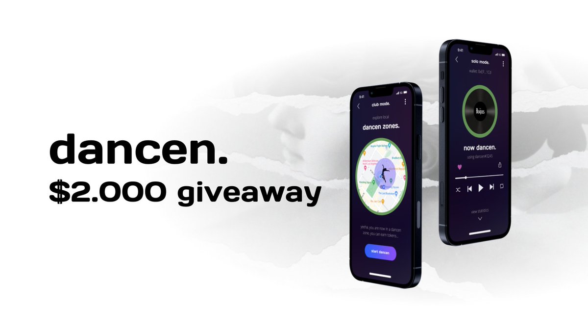 dancenclub's tweet photo. ‼️ GIVEAWAY ‼️

The dancen team is giving away $2000 in total to two lucky winners! 🎁

Simply fill out the form below and follow the instructions provided.👇

LINK: https://t.co/cYqUAv1giZ 

#Giveaway #BSCGems #BSC #BNB https://t.co/HGI2xJdIZT