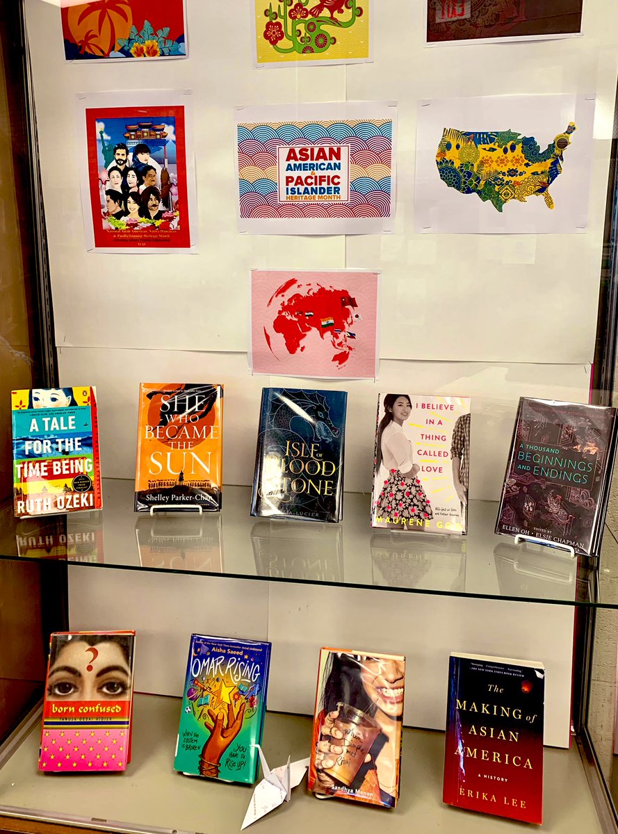 Stop by the NFAM Library for  some great authors to check out for #aapiheritagemonth  <a href="/newburghschools/">Newburgh Schools</a>