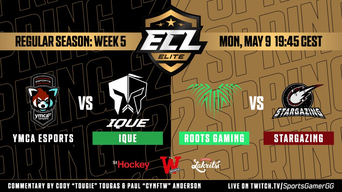 SportsGamerGG's tweet photo. Back on the #ECL22Spring Elite grind today! 🔥

🕕 19:45 CEST
📺 https://t.co/7RWk9Gk6qC
🦊@YMCA_NHL vs @IQUENHL 🤺
🌱@RootsGaming1 vs @StargazingNHL 💫

#NHL22 #esports #MukanaWilhelm #kouvolanlakritsi https://t.co/LCIWUlHdMv