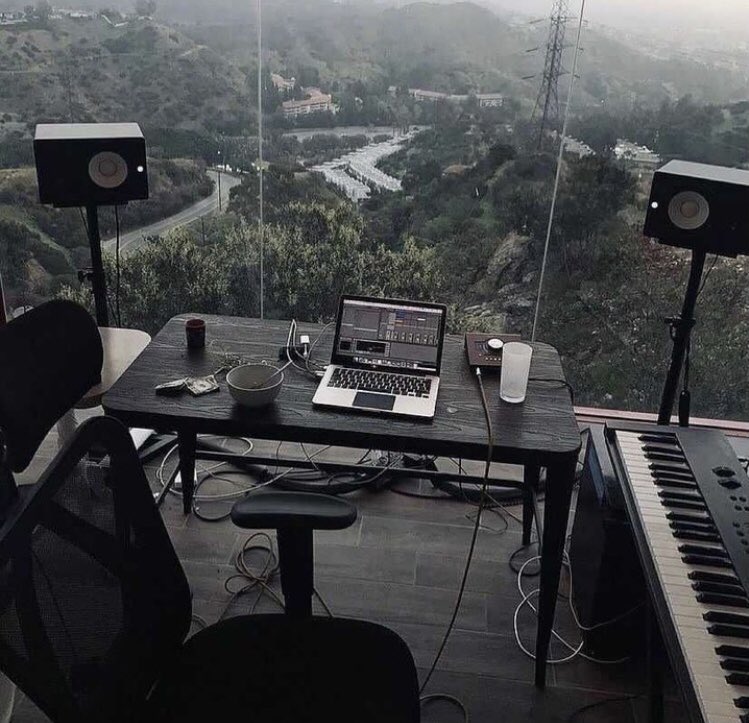 Studio time 🎹