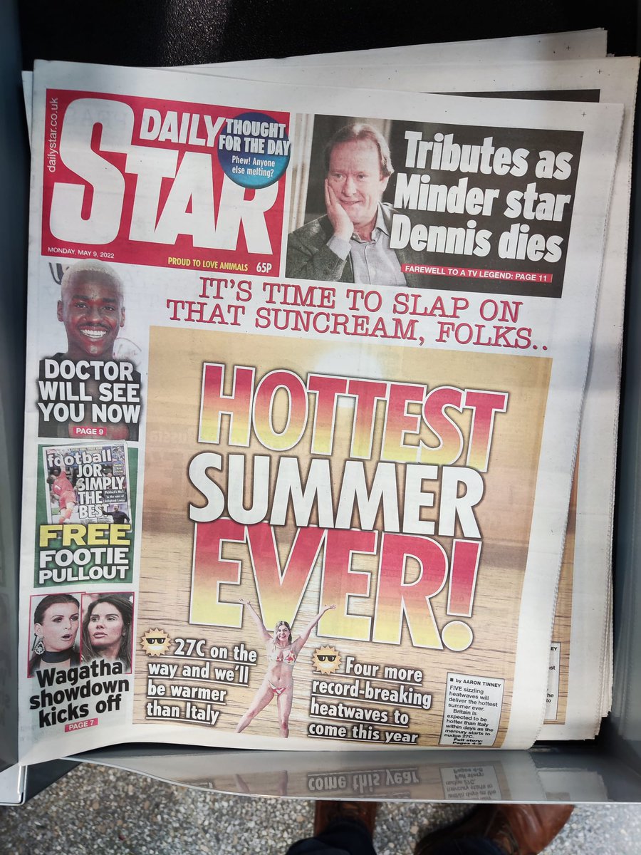 ExtinctionR's tweet image. "Enjoy it folks, its the COLDEST summer for the rest of your lives!"