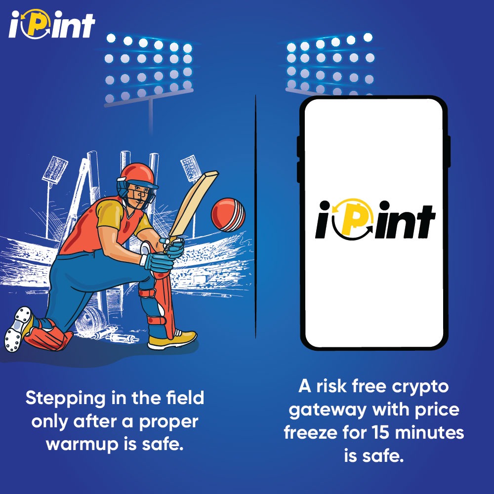 ipintofficial's tweet photo. You heard it right!
We freeze crypto prices for you so you don't lose a single dime from your #revenues. โจ
#iPint is your best shot when it comes to a seamless #Crypto gateway
Book a demo and a call with us now from the link in bio.
#tataipl2022 #MI #CSK #rcb #cryptocurrency https://t.co/3BRg67AgwX