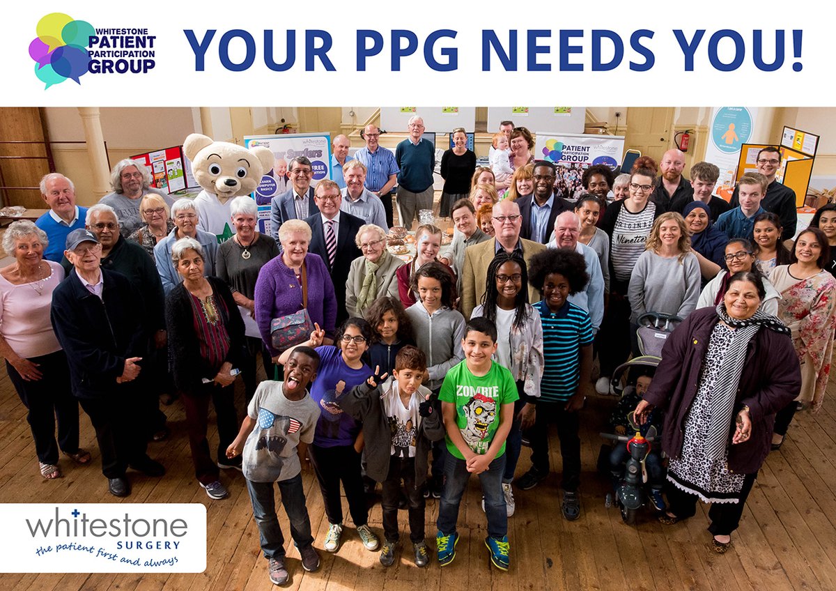 We have always been here for you. We want your feedback so we can continue building better services for tomorrow. 

Click here to find out more and how you can get involved: whitestonesurgery.org/news/your-ppg-…

#Whitestone #community #health #Wellbeing