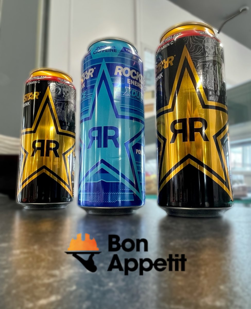 Start your week off the right way with a delicious can of @RockstarEnergyDrink packed full of vitamins, minerals and a rocking 200 MG of caffeine to make you feel like a Rockstar!

#Mondayvibes #rockstarenergy #rockstar