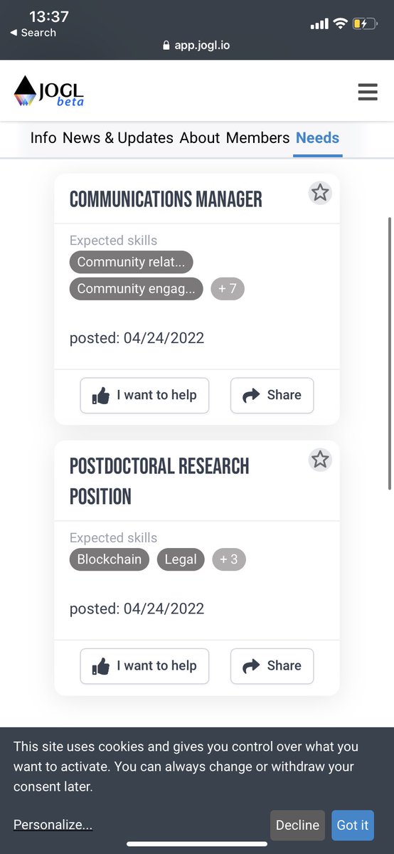 BlockchainGov's tweet photo. Just a reminder : we have 2 positions open ! Are you passionate about blockchain, have great communications skills or would like to pursue academic career and join us as a post doc ? We’d love to hear from you!!  #hiring #vacancy #communicationmanager #postdoc #AcademicChatter https://t.co/yyRVkM8QOv