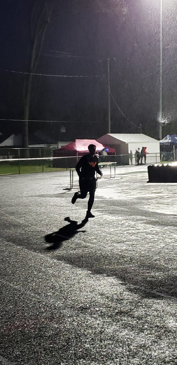 BaltimoreField's tweet photo. We had quite a few field event PRs on Friday night. In fact, this guy had 2 PRs and even ran his first 800 in a relay!! Rainy night but the athletes did great! https://t.co/7hjHPbNNhV