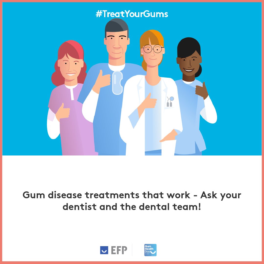 Gum Health Day is next Thursday! Find all information about our campaign at efp.org/gumhealthday  #EFPerio #GumHealthDay #treatyourgums #gumhealth