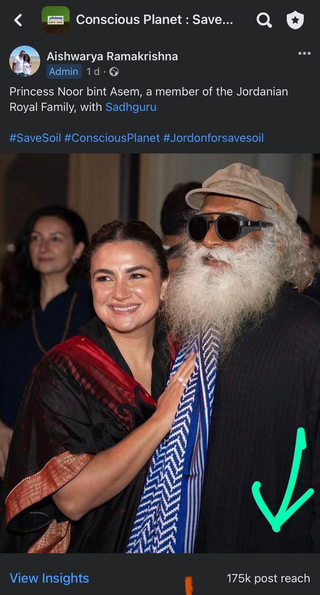 Leony47932282's tweet photo. Wonderful to see how #SaveSoil is reaching the world.
Many thanks for your support of the #SaveSoilMovement
#UNCCDCOP15 #SaveSoilJordan #Sadhguru #ConsciousPlanet https://t.co/9uznnba9br