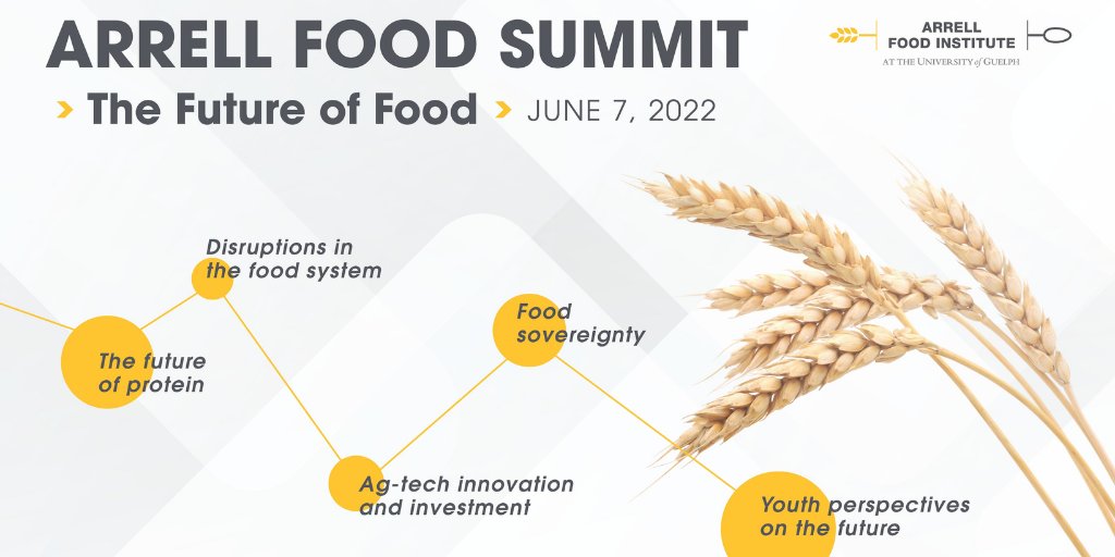 UofG_FfT's tweet photo. 📢 📢📢Don't forget to register for the #AFoodSummit on June 7 📅 taking place in-person and virtually. 

The summit brings together food leaders and experts to create solutions for a healthy and resilient future of food.

Register now: https://t.co/mg1jQcUvn9
@ArrellFoodInst https://t.co/4IrInX6IA7