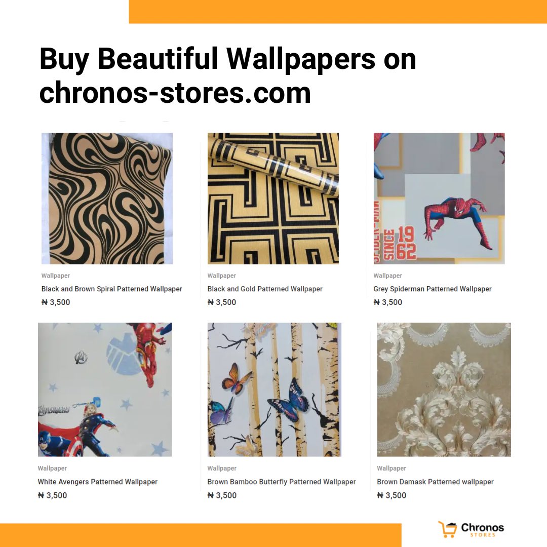ChronosStores's tweet photo. Wallpaper will give your space a beautiful finish.

Shop on https://t.co/XJqNEmicUA

#interiordesign #lagos #nigeria https://t.co/TLe5V7RZAn