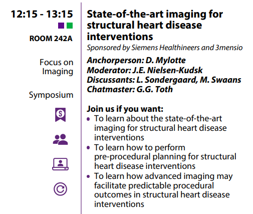 Pie_Med_Imaging's tweet photo. Join us next week in Paris for #EuroPCR 2022! Visit our booth (M5) to learn more about our PCI solutions including #vFFR and join the symposium on state-of-the art imaging for structural heart disease interventions! @PCRonline https://t.co/hRfOEjJpE3