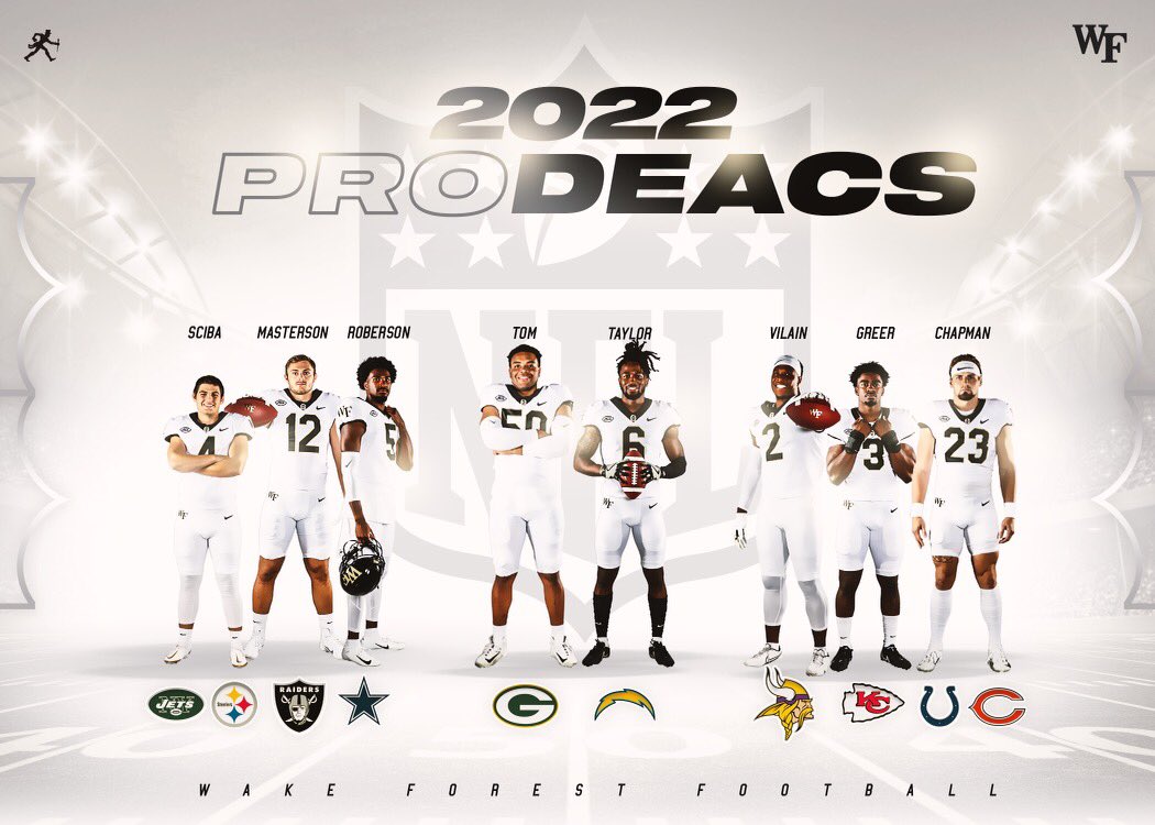 Eight Deacs are league bound 💪

#ProDeacs 🎩