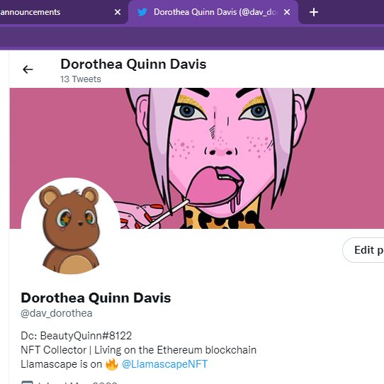 Dorothea Quinn Davis tweet media