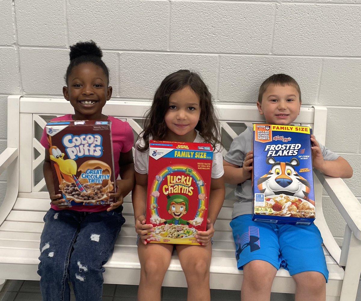 OGEStigercubs's tweet photo. The Summer Cereal Drive has begun! Please send in boxes of cereal! #OGESfamily #kindness #hopetown https://t.co/nTRmA9QptG