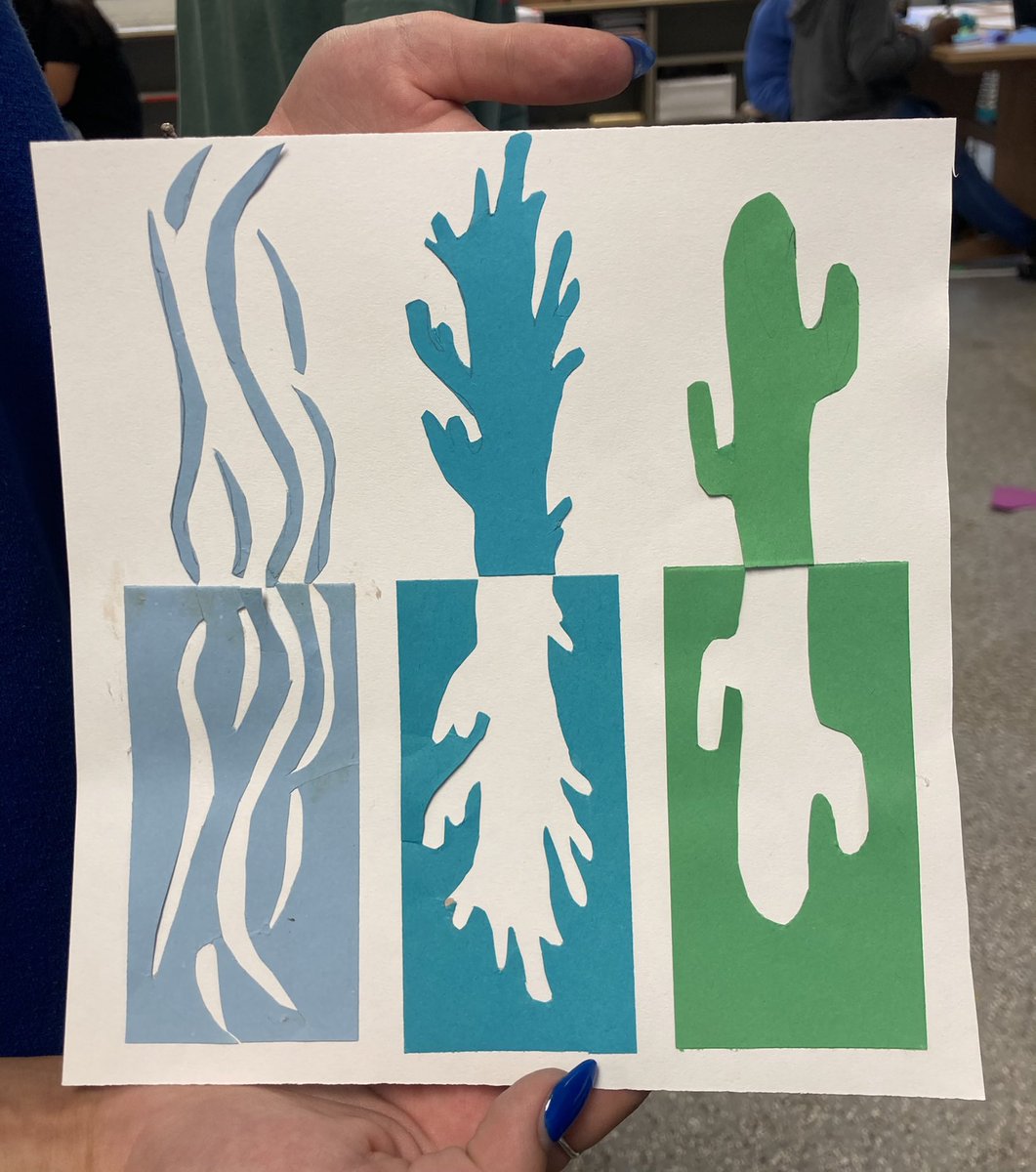 Art_with_MsG's tweet image. Last week 7th graders finished their explorations of symmetry and positive/negative space! #teamkidsfirst #CreativityatCarroll
