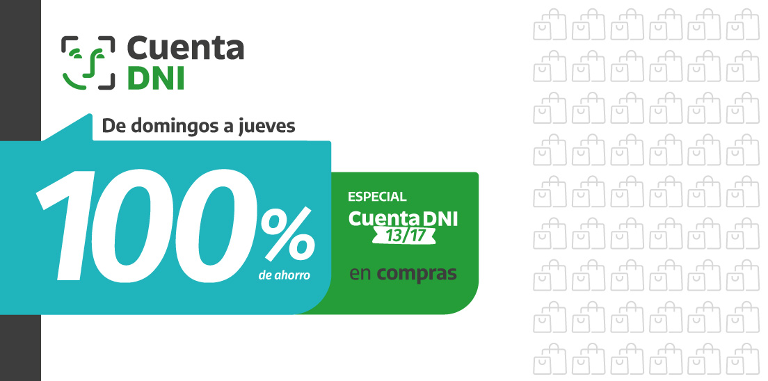 bancoprovincia's tweet photo. 👦🏻👩🏽‍🦱Si tenés entre 13 y 17 años, esta promo es para vos:

📅En mayo te reintegramos hasta $400 en las compras que realices con #CuentaDNI😉🤳
¿Cómo?🤔
🛍 Hacé tus compras de domingos a jueves en comercios participantes y pagá con QR o Clave DNI.  

Más en: https://t.co/FHzei1740j https://t.co/9jHFX8j6o2