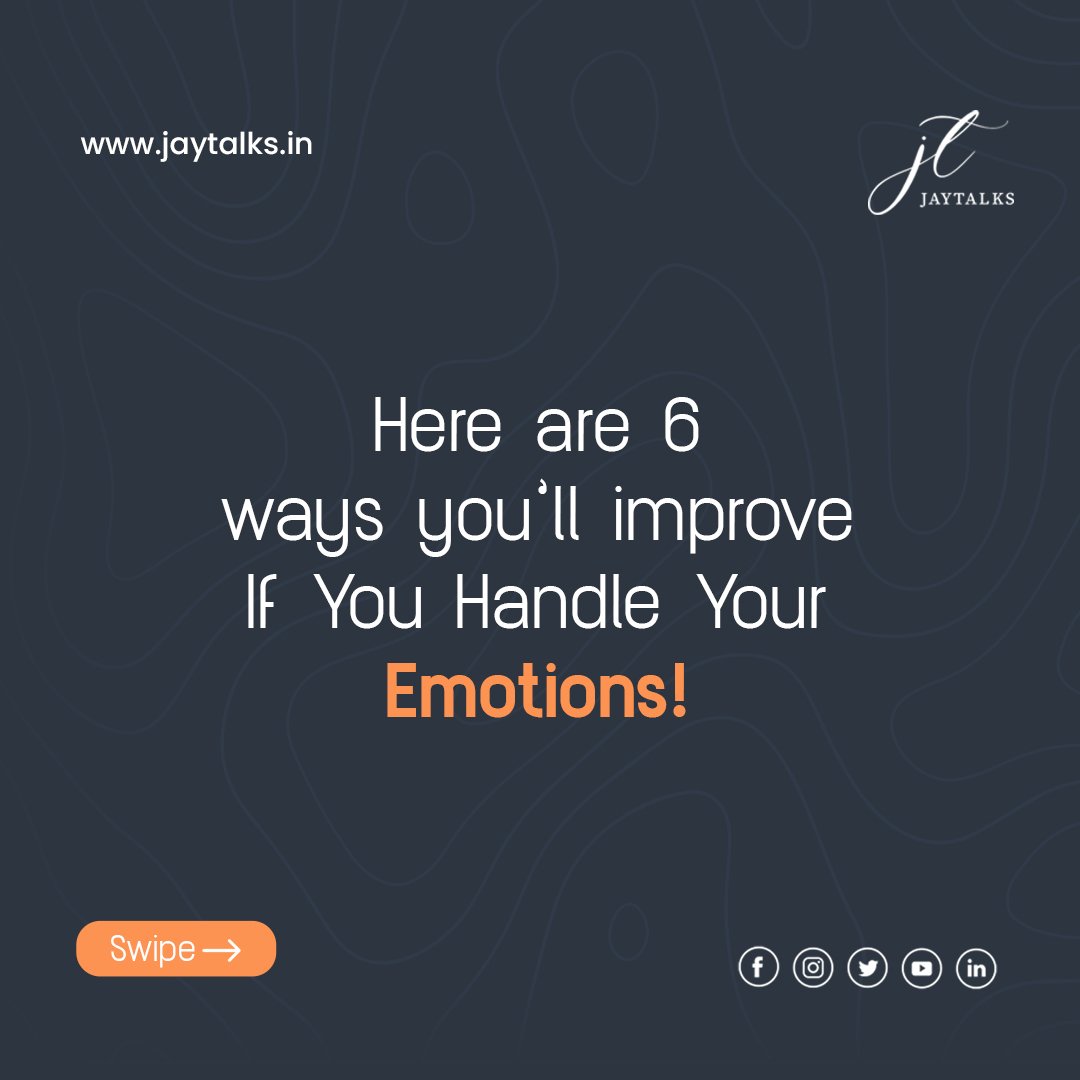 jaytalkstweet's tweet photo. To Handle ones emotions is to be Emotionally Intelligent. To gain Emotional Intelligence means to take good care of your future! 👍
.
.
.
.
.
.
#emotionalinteligence #eiwithjaytalks #jaytalks #jayrajhrishikesh #mindfulness #mindset #intelligence #ambition #skilldevelopmentcoach https://t.co/coKyNRR1QG
