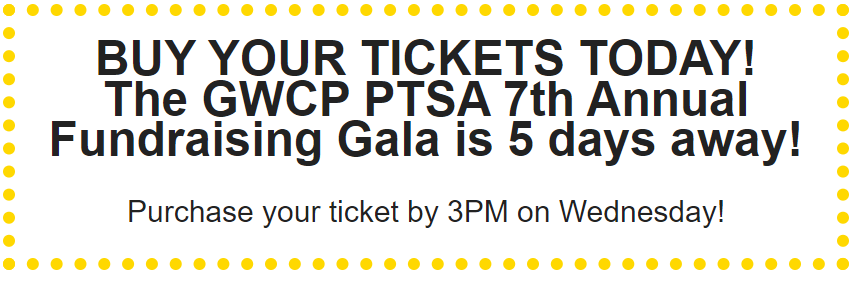 GWCPWarriors's tweet photo. Hear ye! Hear ye! Just 3 days left to buy your tickets. Can you join us for an evening of dining &amp; dancing under the Winter Garden's glass roof? https://t.co/jCYRhWCQw5